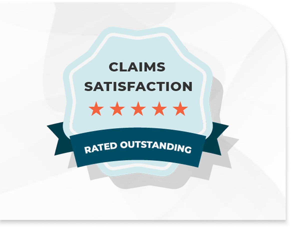 Claims Satisfaction Rated Outstanding