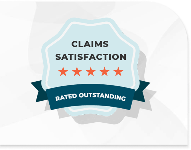 Claims Satisfaction Rated Outstanding