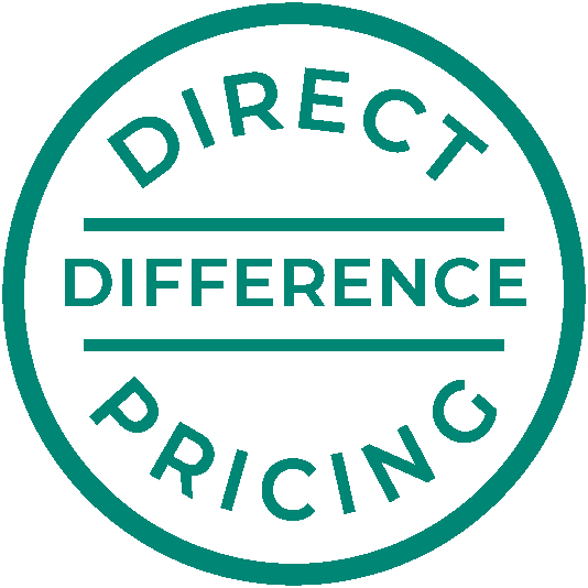 Direct Difference Pricing circle medallion