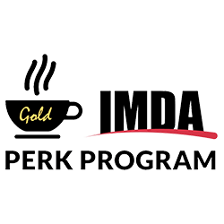 IMDA (International Midas Dealers Association) Gold Perk Program Logo