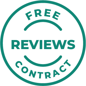 Free Contract Reviews circle medallion